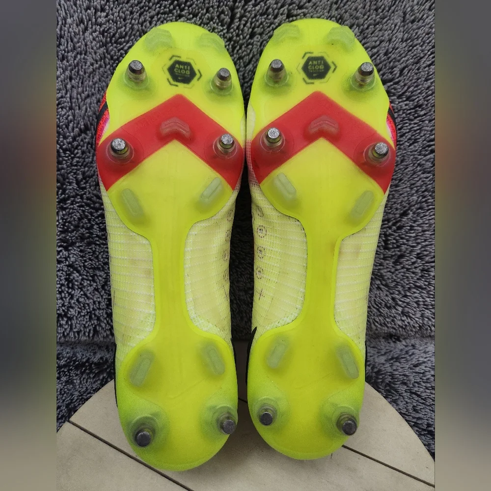 Nike Mercurial Vapor 14 Elite SG-Pro AC Volt' CV0988-761 Men’s Size 12.5 - Picture 8 of 9